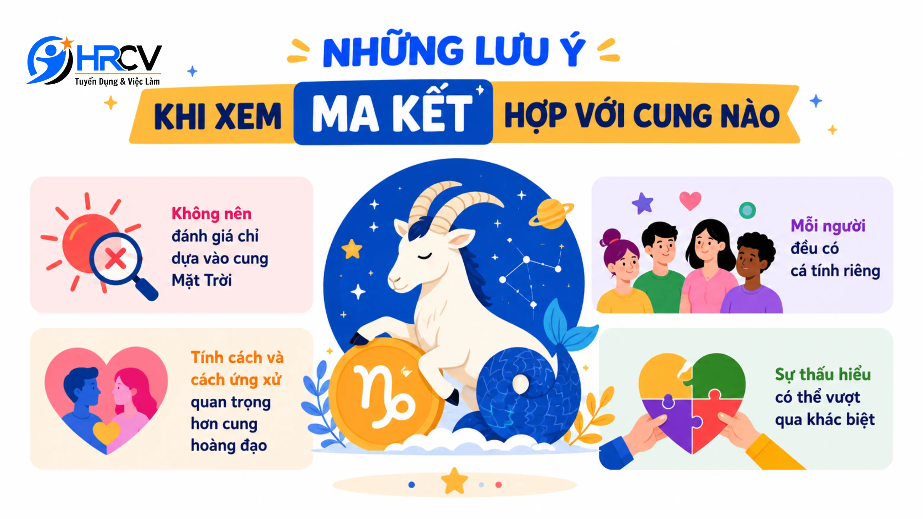 Những lưu ý khi xem Ma Kết hợp với cung nào Những lưu ý khi xem Ma Kết hợp với cung nào
