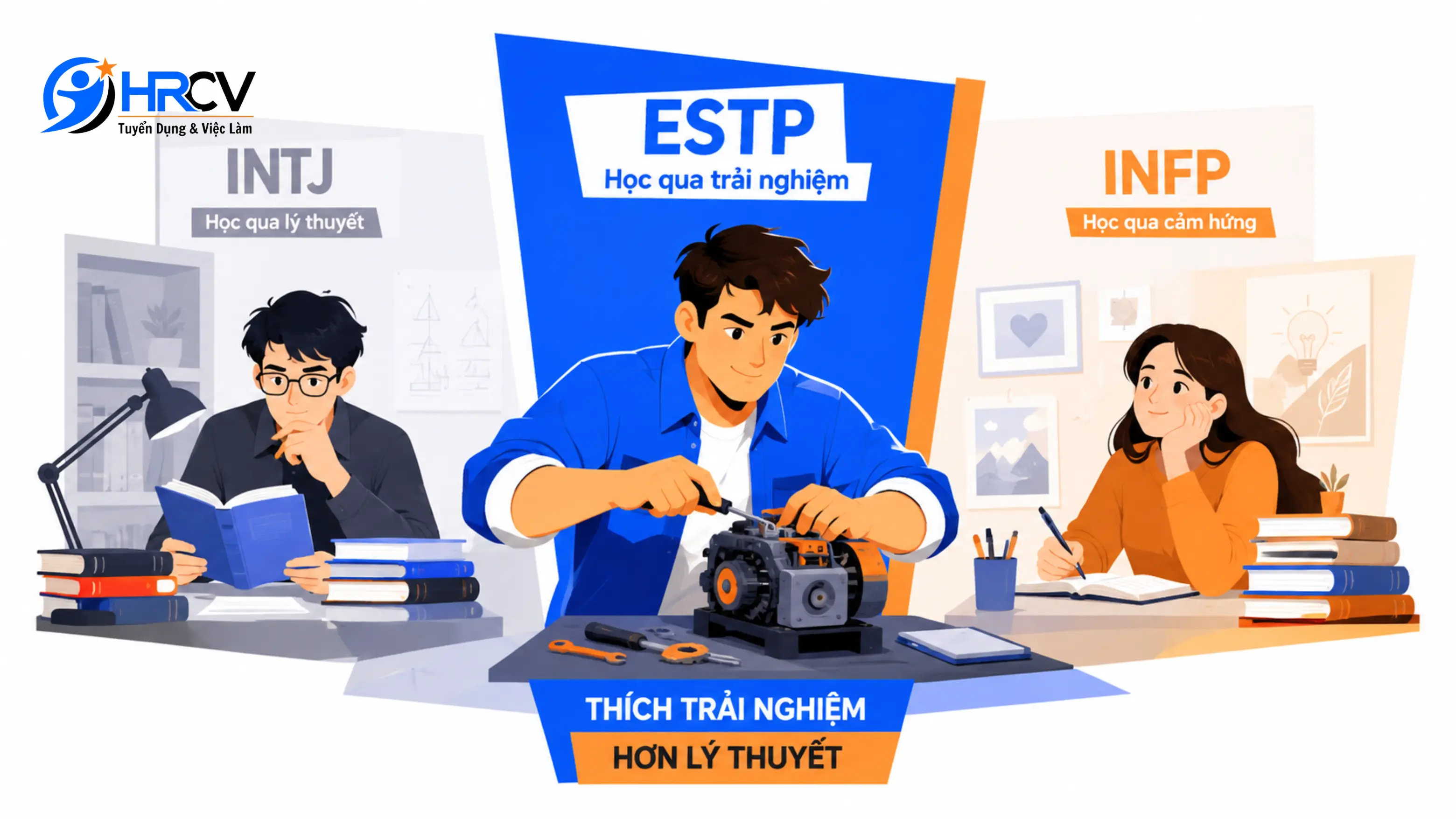 ESTP yêu thích sự trải nghiệm và thử thách