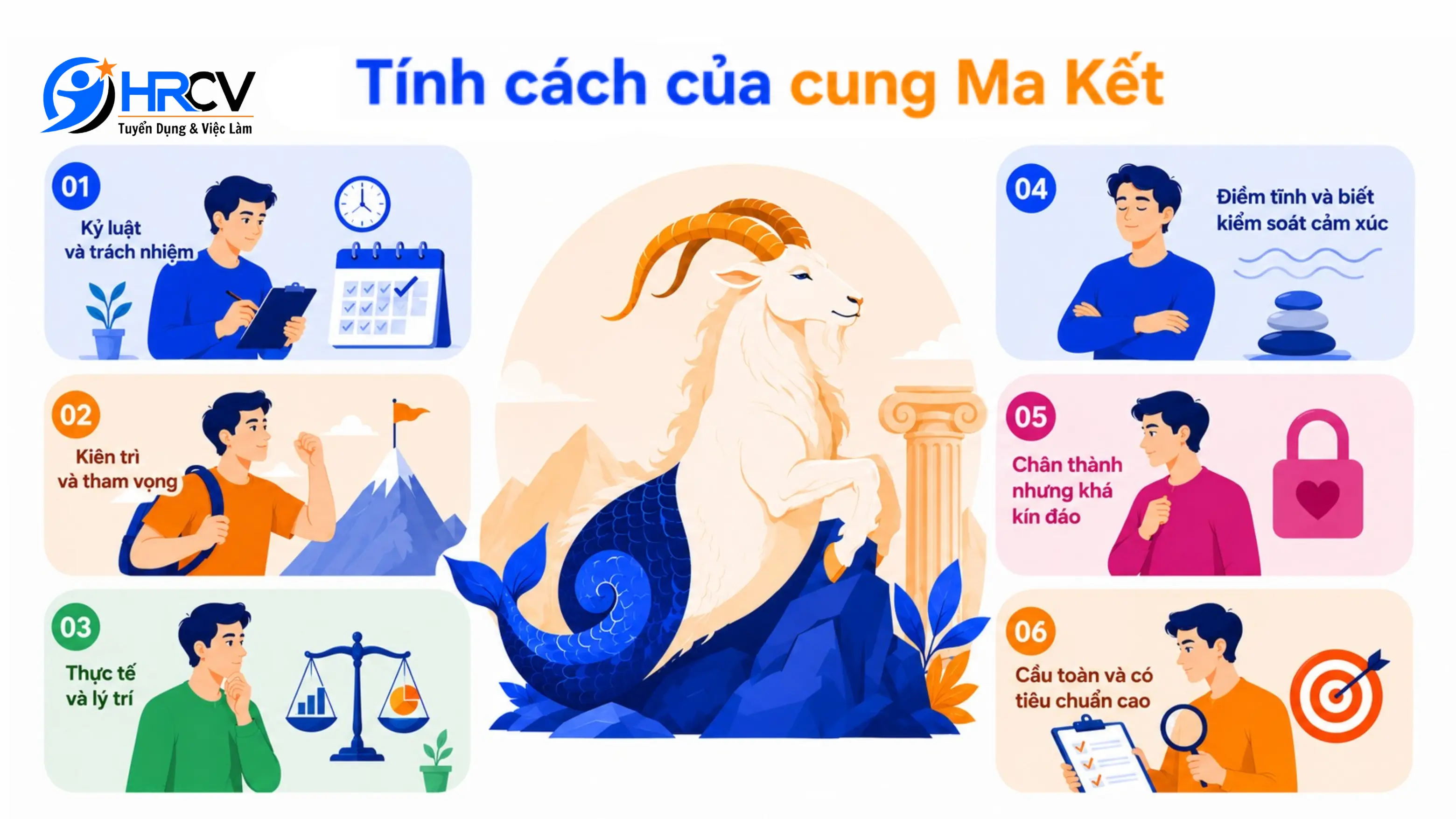 Tính cách chung của cung Ma Kết Tính cách chung của cung Ma Kết