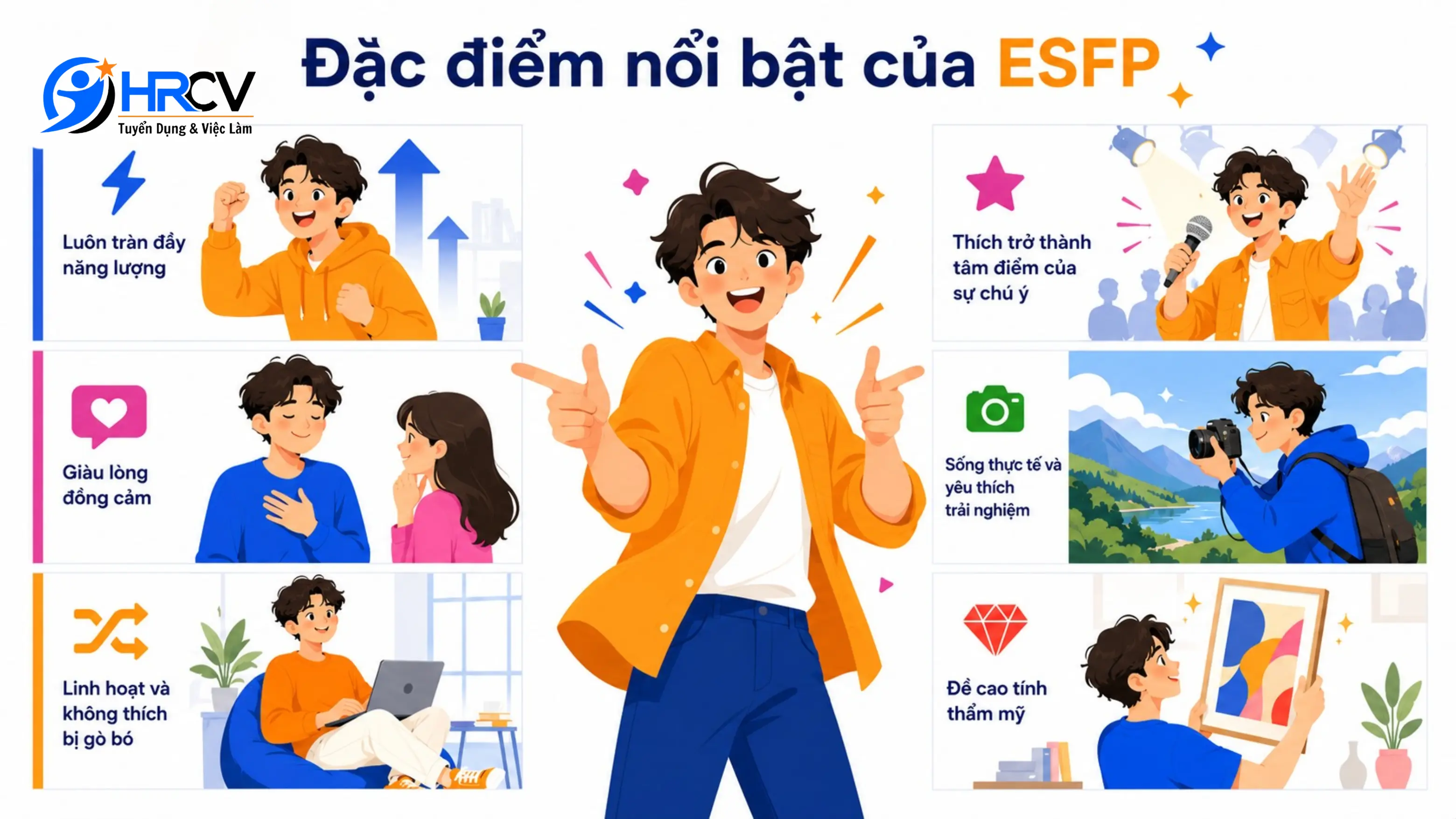 Đặc điểm nổi bật của ESFP
