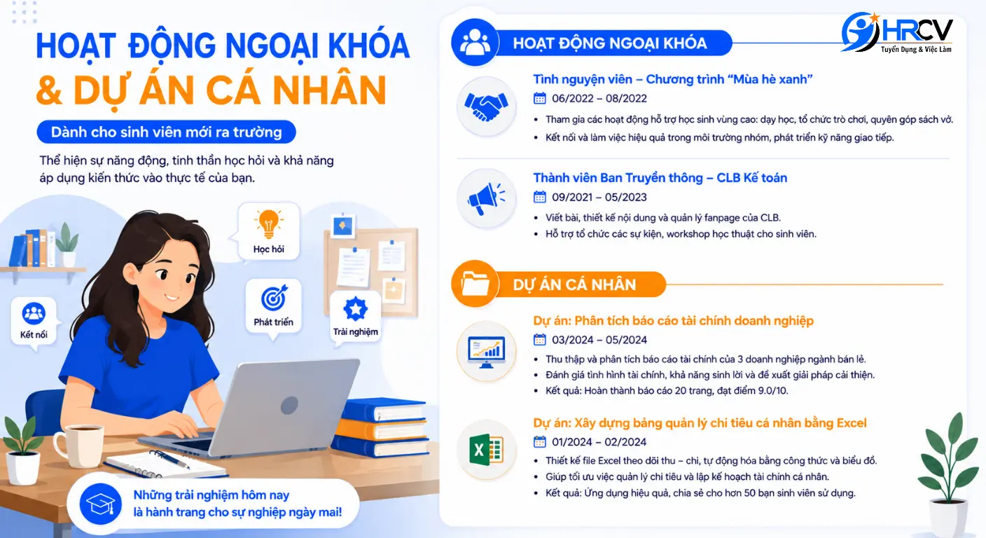 Hoạt Động Ngoại Khóa Giúp Nâng Cao Giá Trị CV
