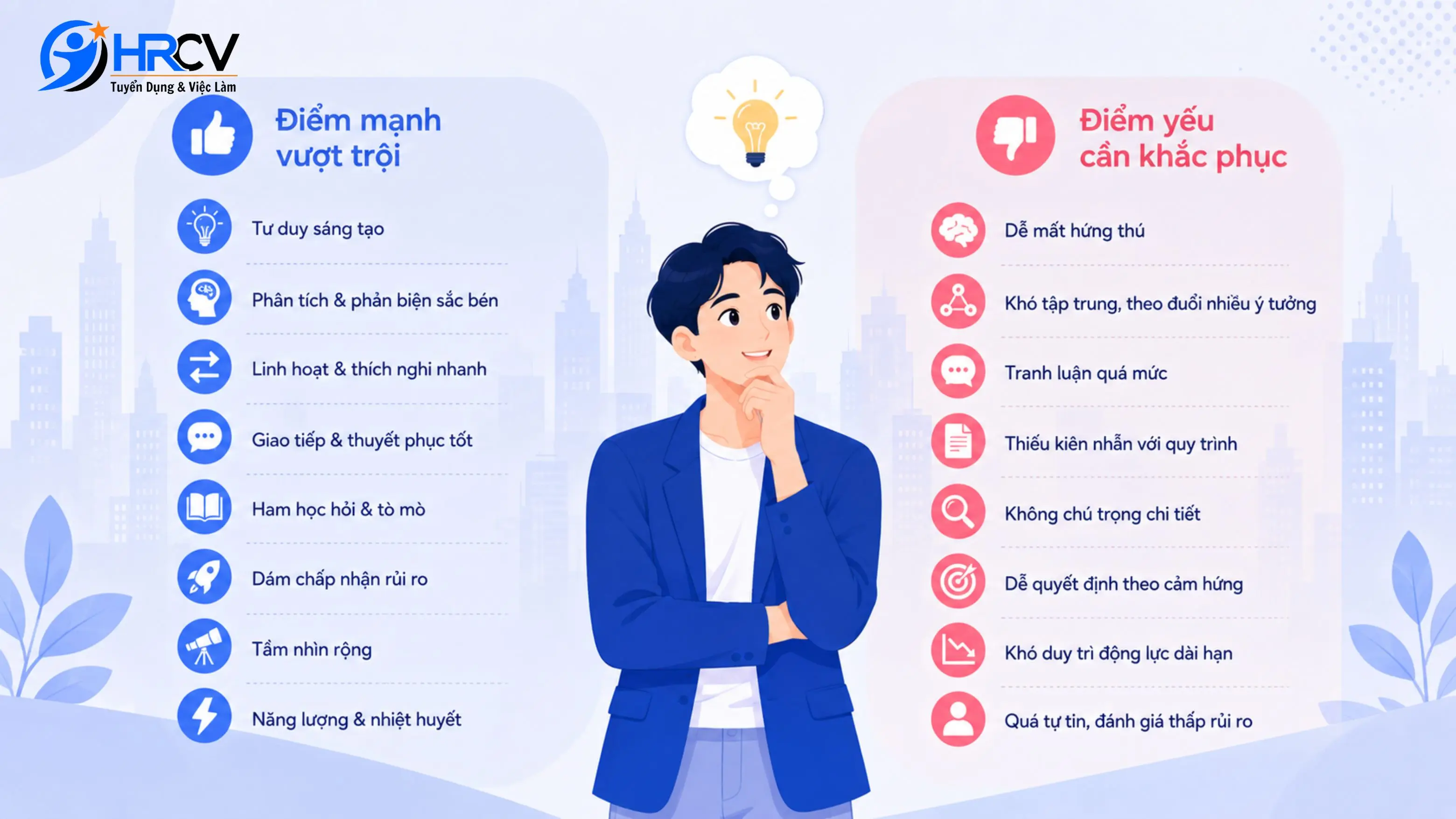 Điểm mạnh và điểm yếu của ENTP