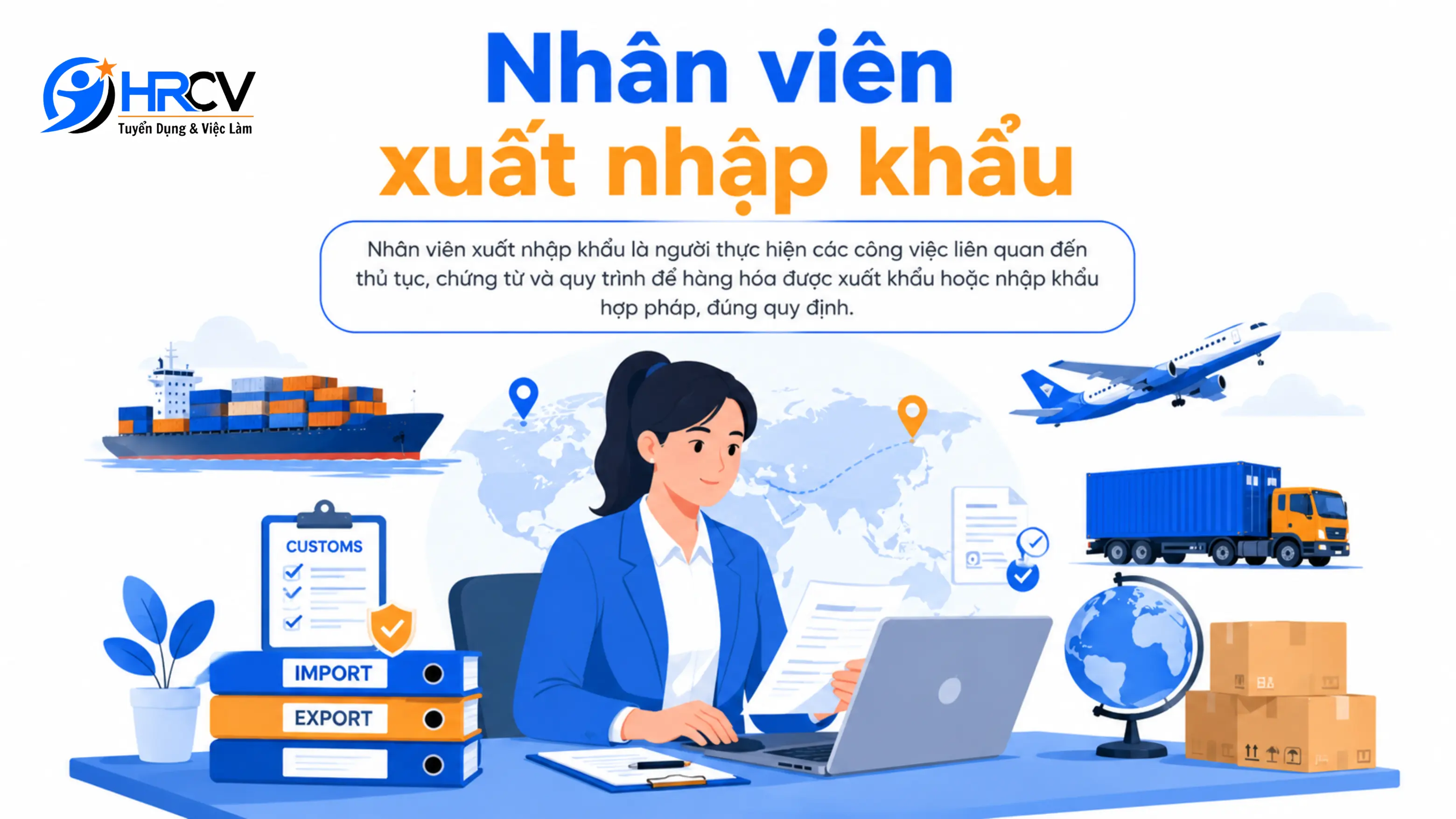 Vị trí nhân viên xuất nhập khẩu