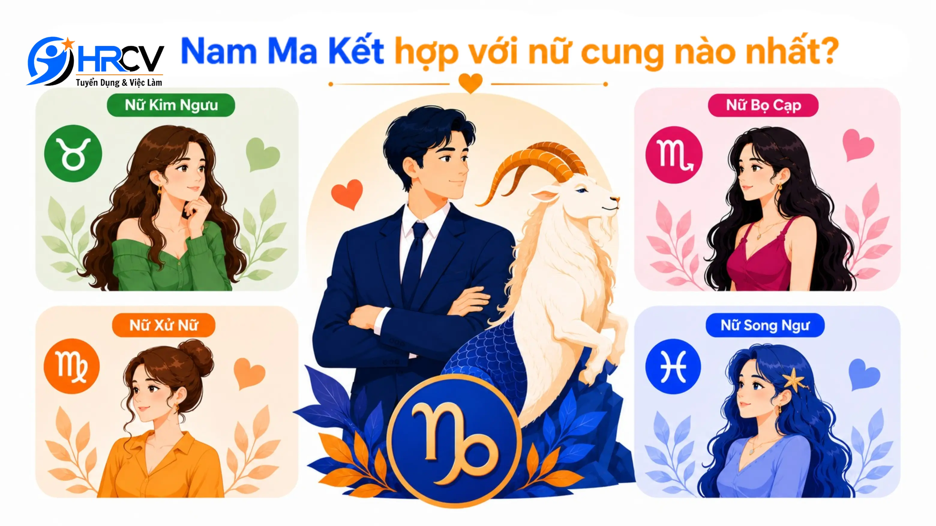 Cung hoàng đạo Nam Ma Kết hợp với cung nào nhất? Cung hoàng đạo Nam Ma Kết hợp với cung nào nhất?