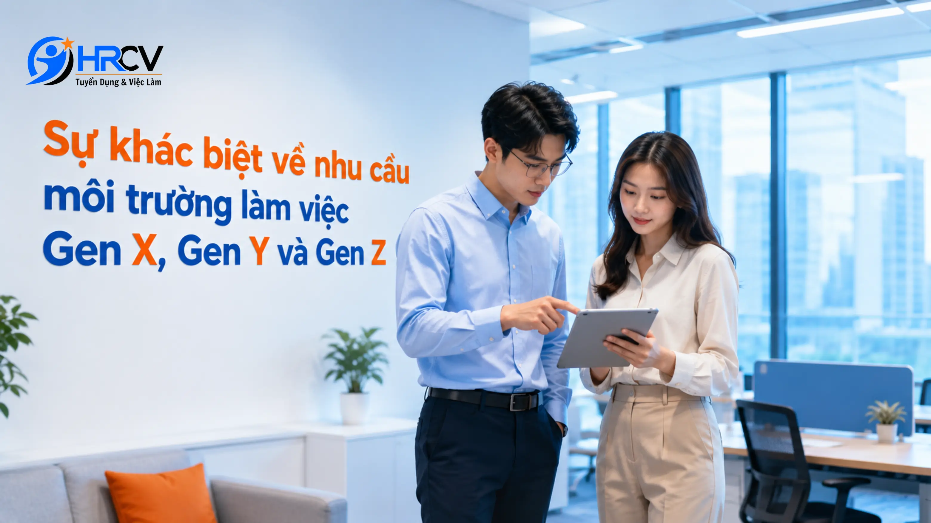 Sự khác biệt về nhu cầu môi trường làm việc của Gen X, Gen Y và Gen Z