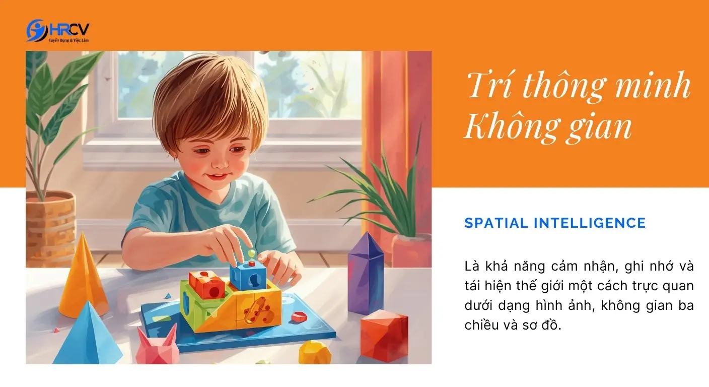 Hình ảnh minh họa trí thông minh Không gian