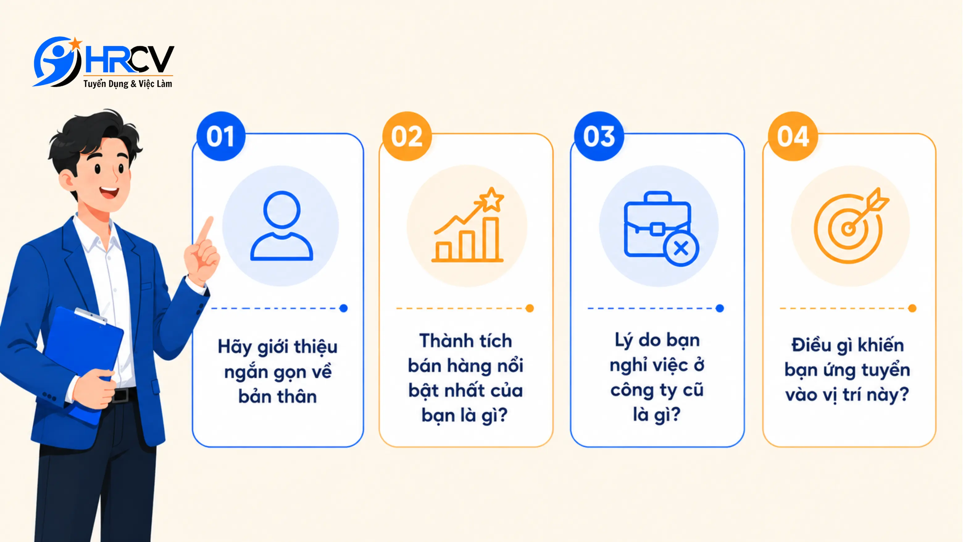 Câu hỏi phỏng vấn nhân viên kinh doanh về kinh nghiệm làm việc