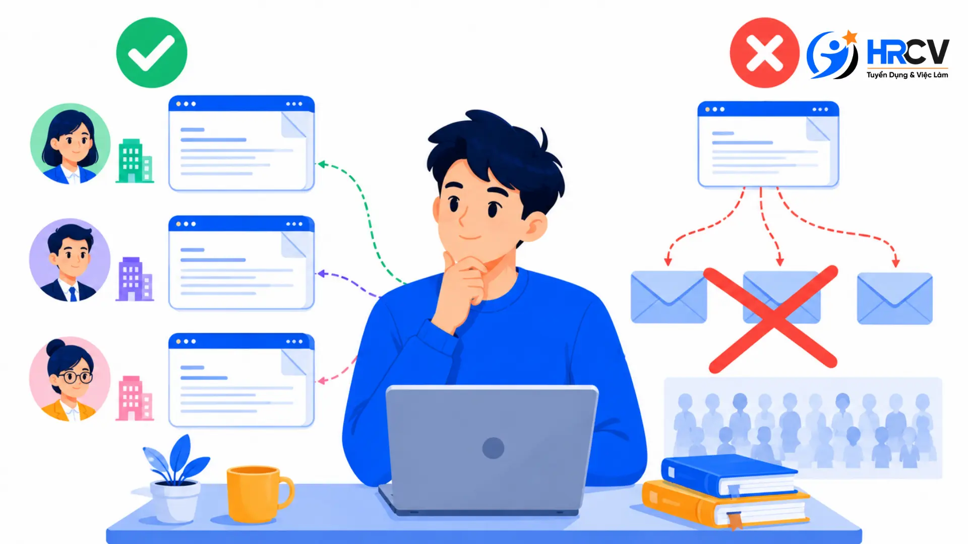 Tránh Gửi Email Hàng Loạt Khi Ứng Tuyển